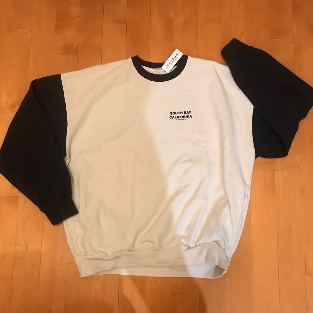 COPY - Brandy Melville Colorblock Erica Sweatshirt NWT